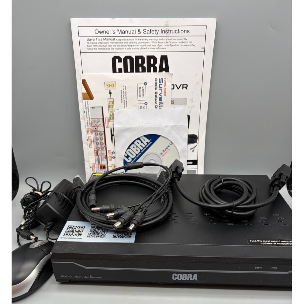 Cobra 63890 Surveillance DVR 8 CH 1TB